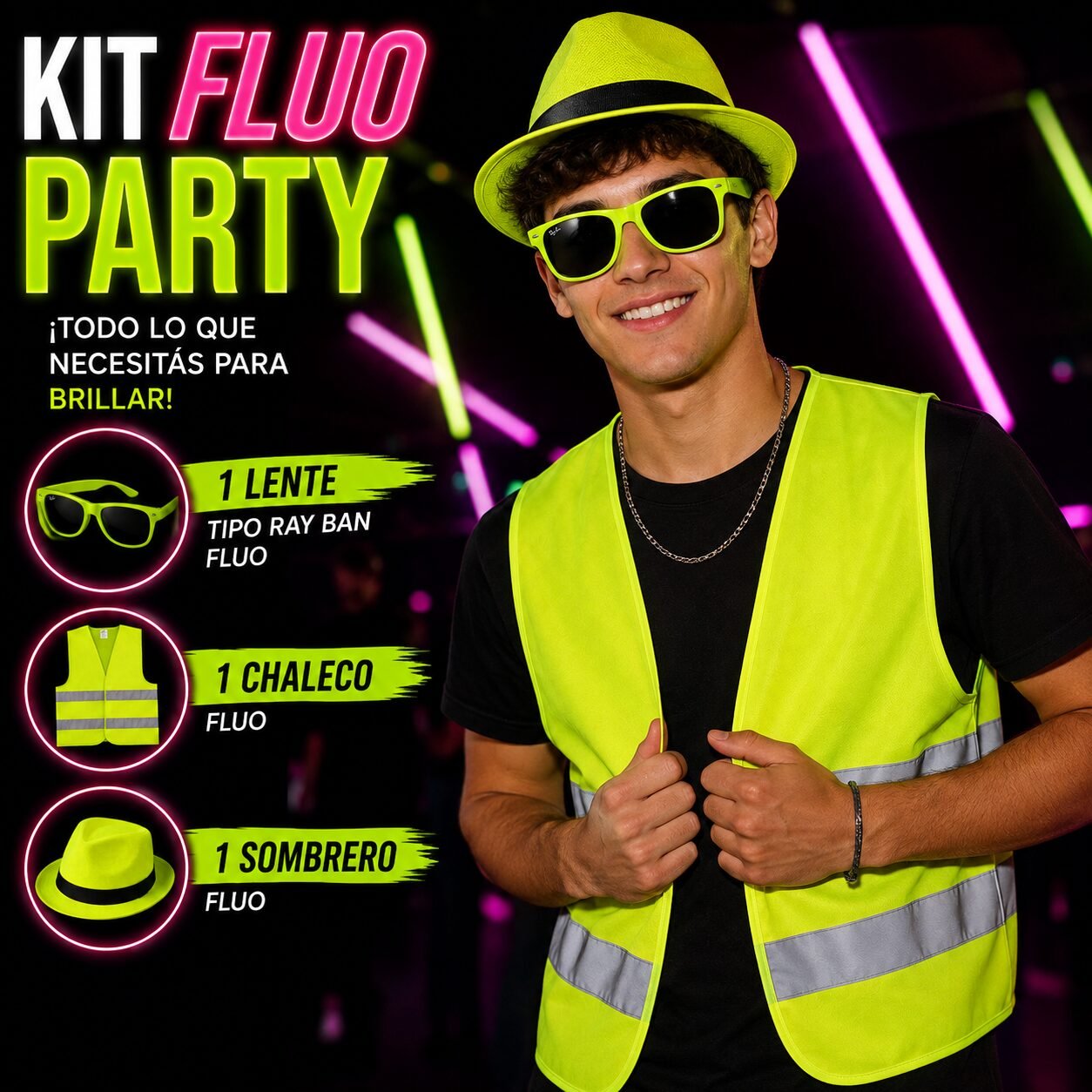 Kit fluo party