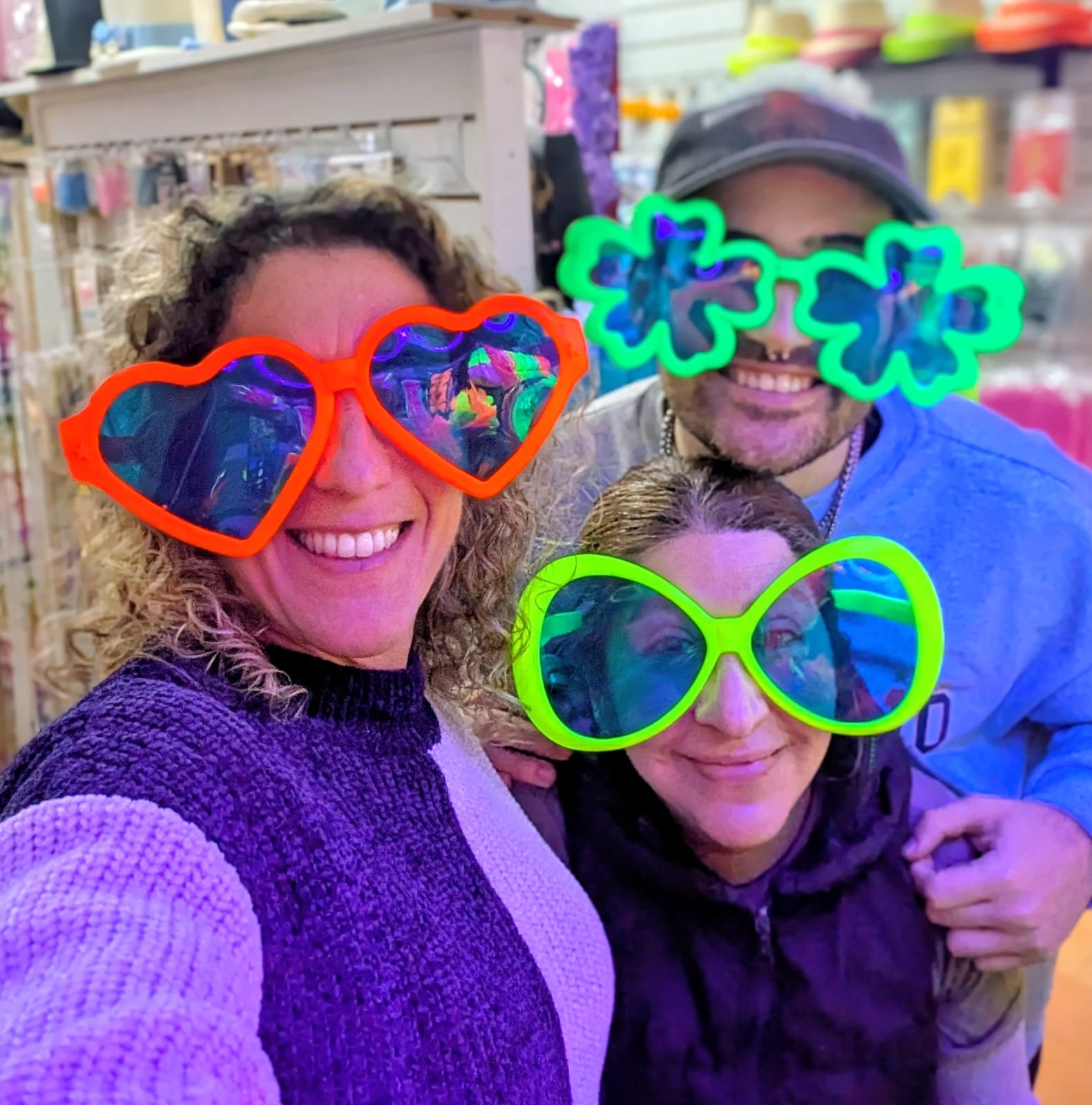 Promo 10 lentes fluo gigantes