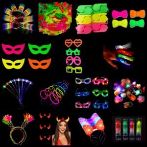 Combo cotillon fluo luminoso 50-80 personas