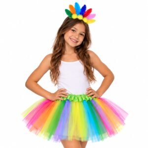 Set disfraz ala y pollera india