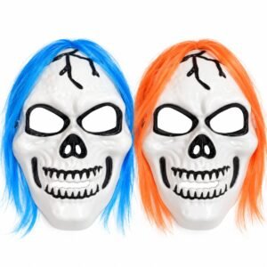 Mascara calavera con pelo