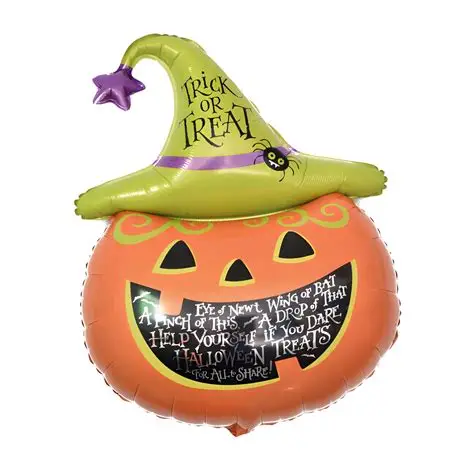 Globo calabaza con gorrito 65 cm x 85 cm