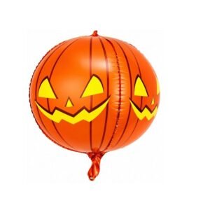 Globo esfera 4D calabaza 18"