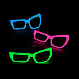 Lente neon inalambrico geométrico