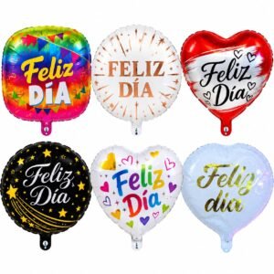Promo 10 globos Feliz Dia surtidos