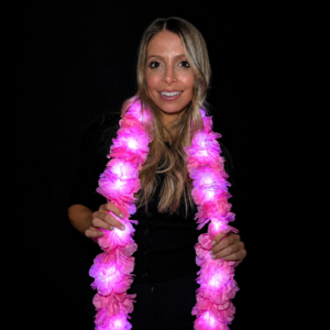 Promo 10 Boas flores hawaiana luminosas surtidas